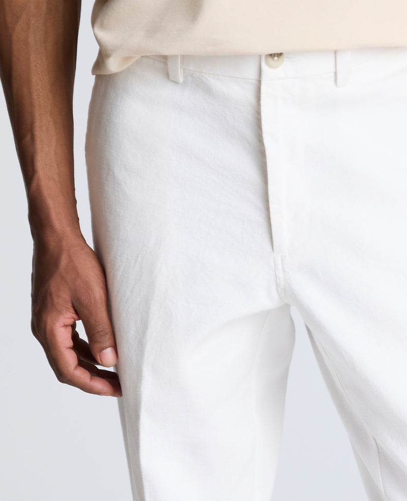 White Linen Pants Men's White Slim Fit Dress Pants Positano White Cotton And Linen Dress Pant Custom Fit Tailored White Linen Pants Men's White Slim Fit Dress Pants Positano White Cotton And Linen Dress Pant Custom Fit Tailored