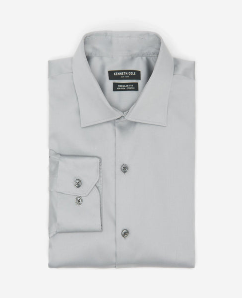 kenneth cole reaction dress shirt Men's Slim Fit Stretch front design offers a classic and polished look Kenneth Cole Reaction Men's Slim-Fit
