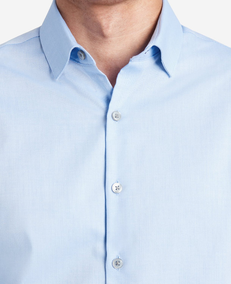 calvin klein men's slim fit dress shirt Kenneth Cole Men's Dress Shirt Slim Fit Stretch Collar Non Iron Solid