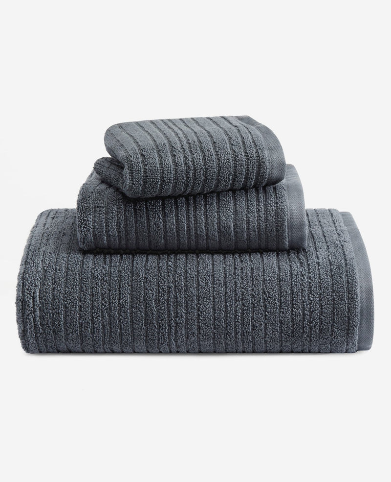 Organic Towel Sets in Charcoal Black, Towel Collection