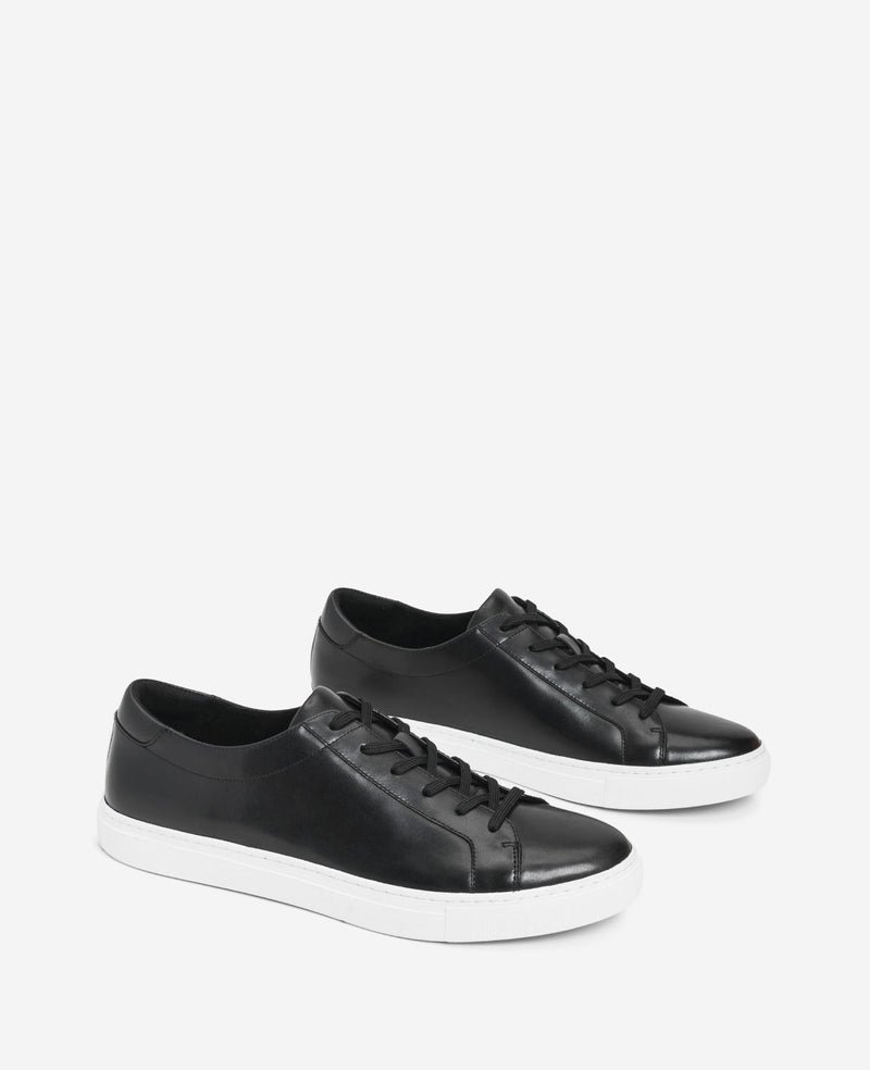 Kenneth Cole | Site Exclusive! Men's Kam Leather Sneaker in Black, Size: 12 Kenneth Cole | Site Exclusive! Men's Kam Leather Sneaker in Black, Size: 12