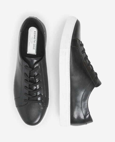 Kenneth Cole Black Leather Casual Men\'s Shoes - Size 8 (B4) AHA32M0238-BLACK-1_large.jpg?v  main image 2