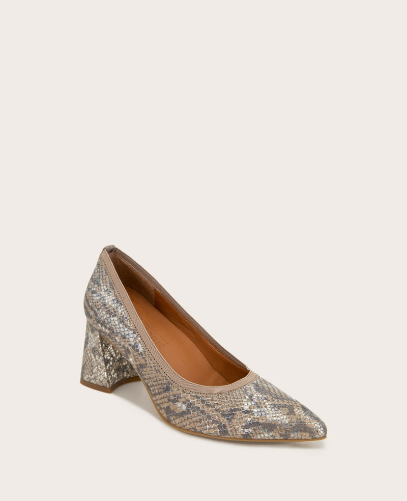 Kenneth Cole - GENTLE SOULS - Dionne Snakeskin Leather Heel WOMENS HEELS for Women