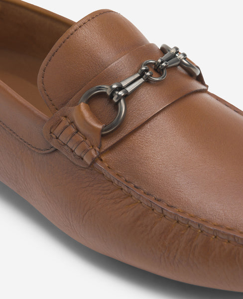Kenneth Cole Driver Loafers Classic Detail Medium Brown Mens US 10.5 EU 44 Shop Cognac Leather Theme Bit Driver Loafers | Kenneth Cole main image 2