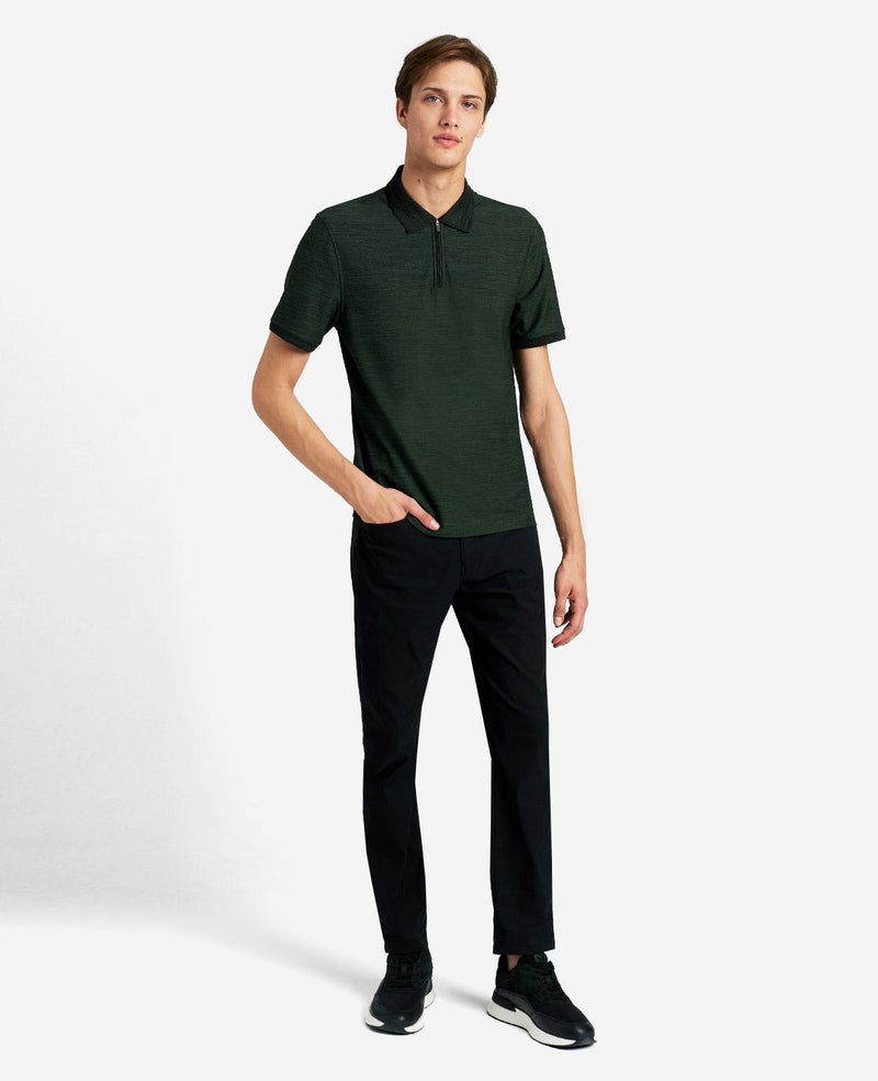 Kenneth Cole - Knit Zip Polo MENS KNITS for Men