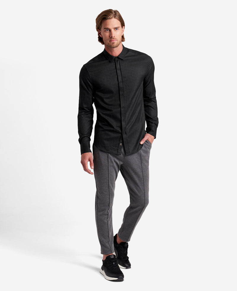 Kenneth Cole - Stretch Print Button-Down Shirt MENS SHIRT for Men