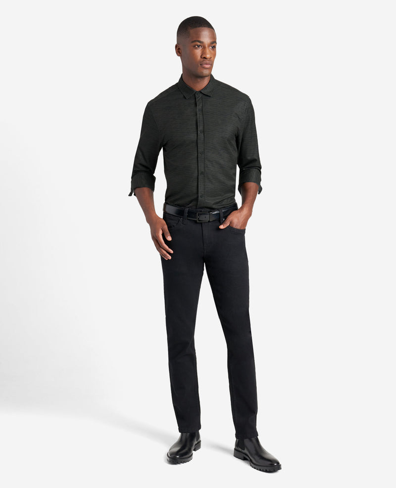 Kenneth Cole - Stretch Print Button-Down Shirt MENS SHIRT for Men