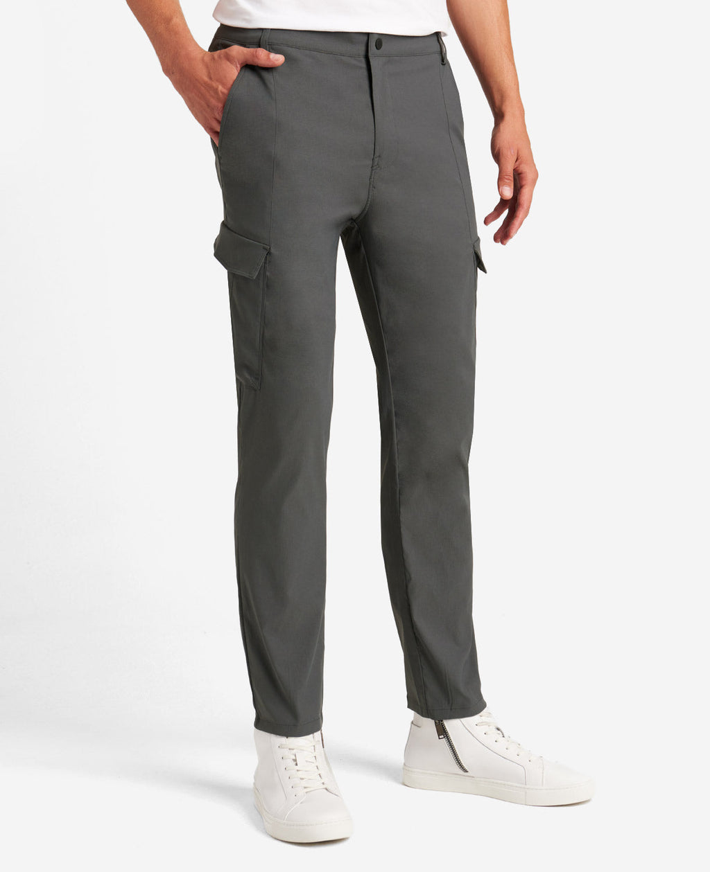Kenneth Cole - Slim Fit Stretch Cargo Pant MENS PANTS for Men 