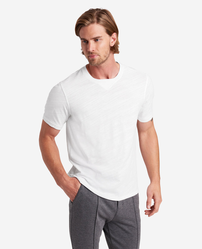 Kenneth Cole - Slub Cotton T-Shirt MENS KNITS for Men