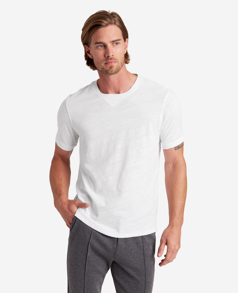 Kenneth Cole - Slub Cotton T-Shirt MENS KNITS for Men