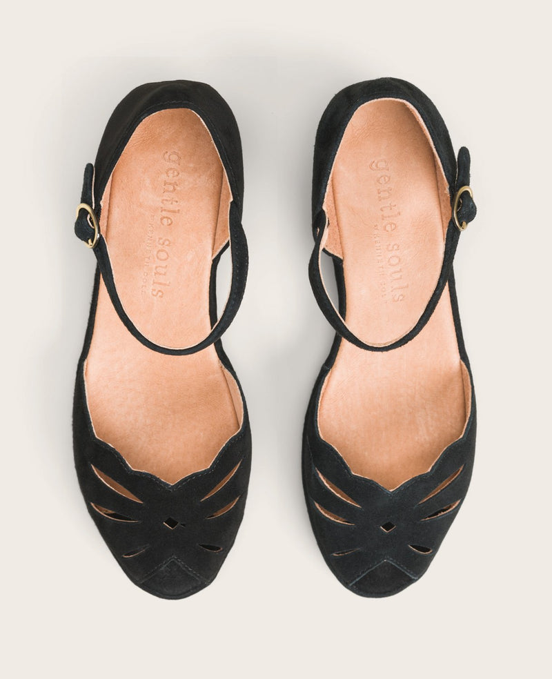 Kenneth Cole - GENTLE SOULS - Lily Moon Ankle Strap Mini Wedge Sandal WOMENS SANDAL for Women