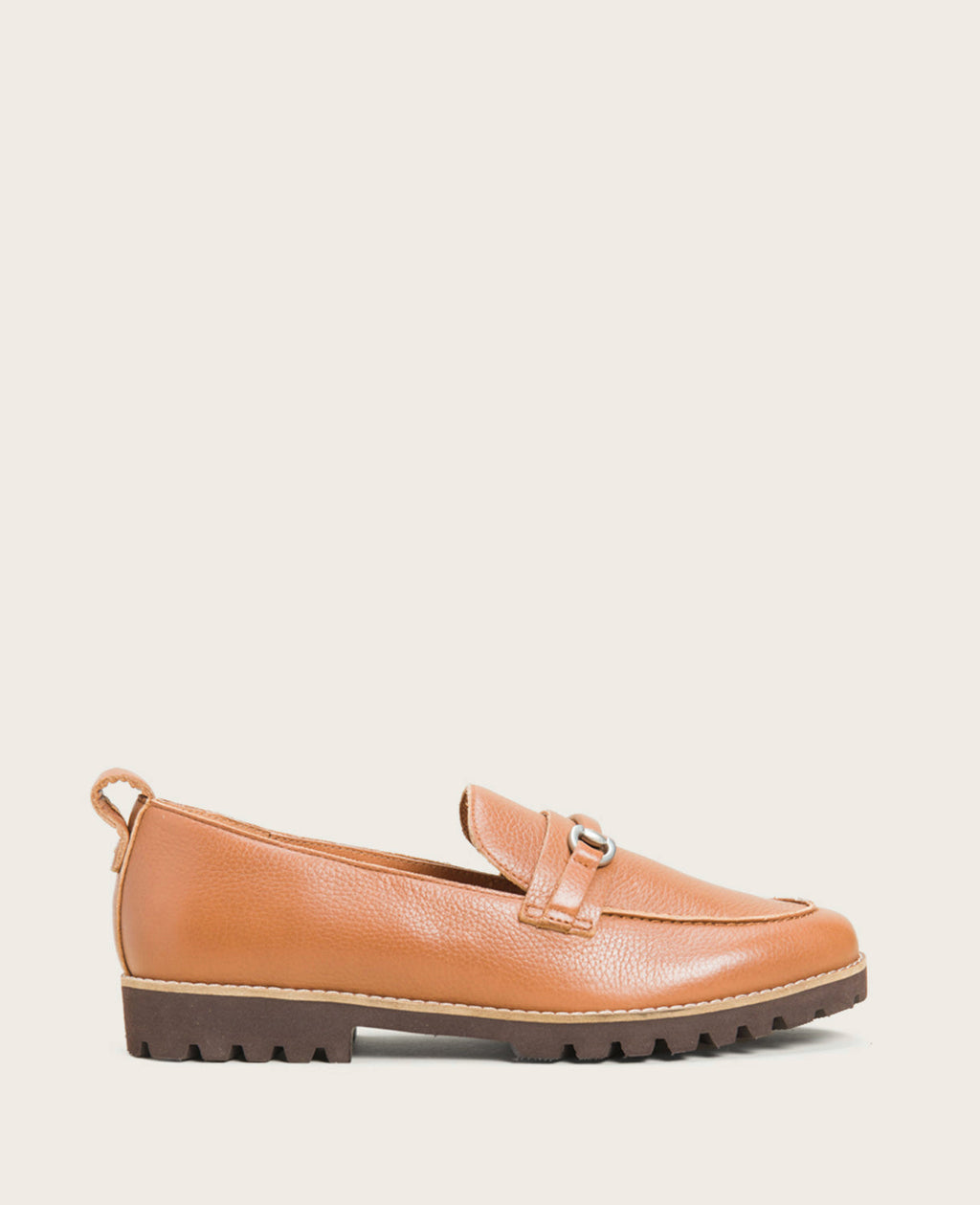 Gentle Souls Women's Eugene Lug Bit Buckle Loafer Flats In Black Gentle Souls Women's Eugene Lug Bit Buckle Loafer Flats In Black