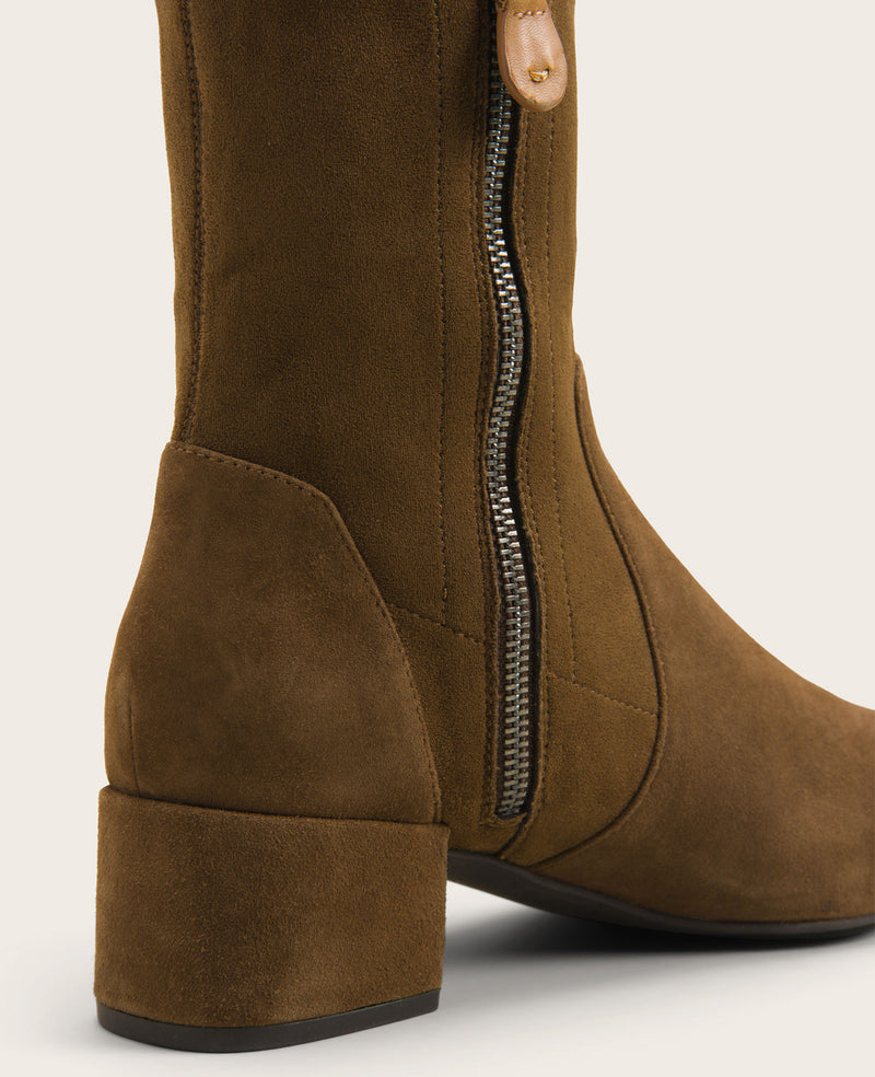 Kenneth Cole - GENTLE SOULS - Ella Micro Suede Stretch Bootie WOMENS BOOT for Women