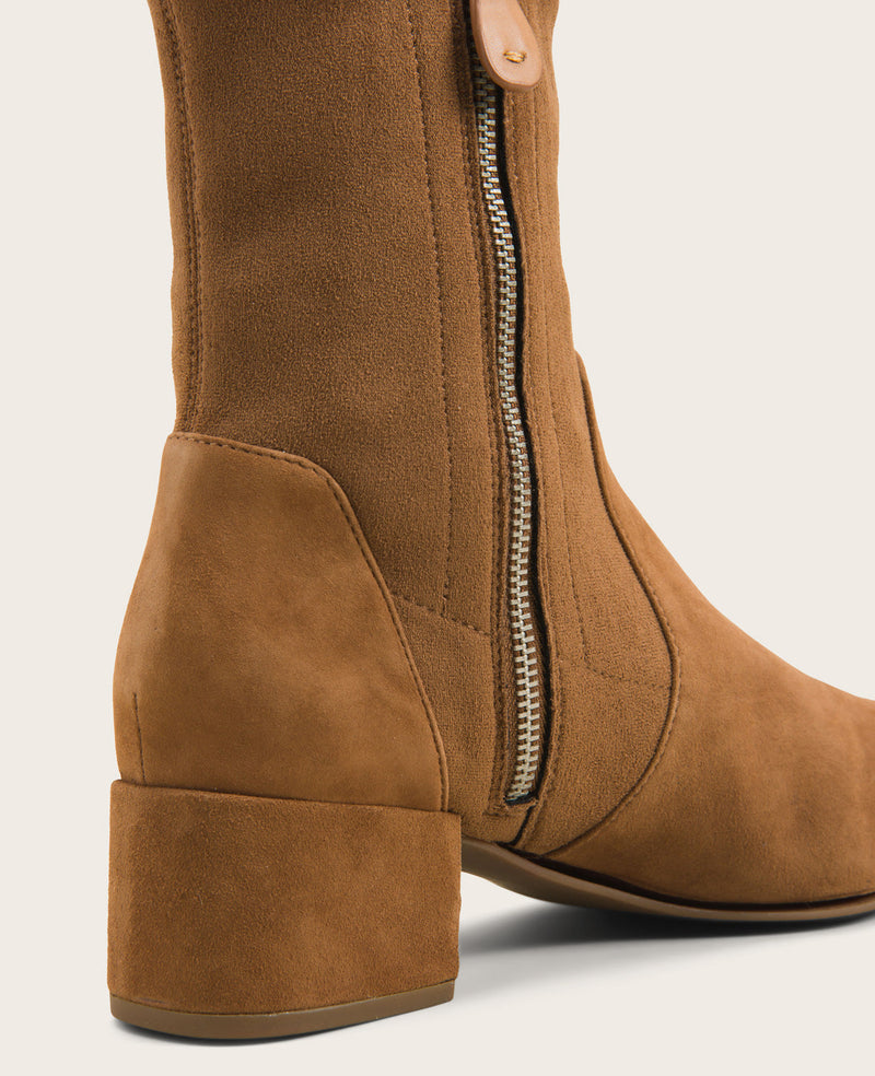 Kenneth Cole - GENTLE SOULS - Ella Micro Suede Stretch Bootie WOMENS BOOT for Women