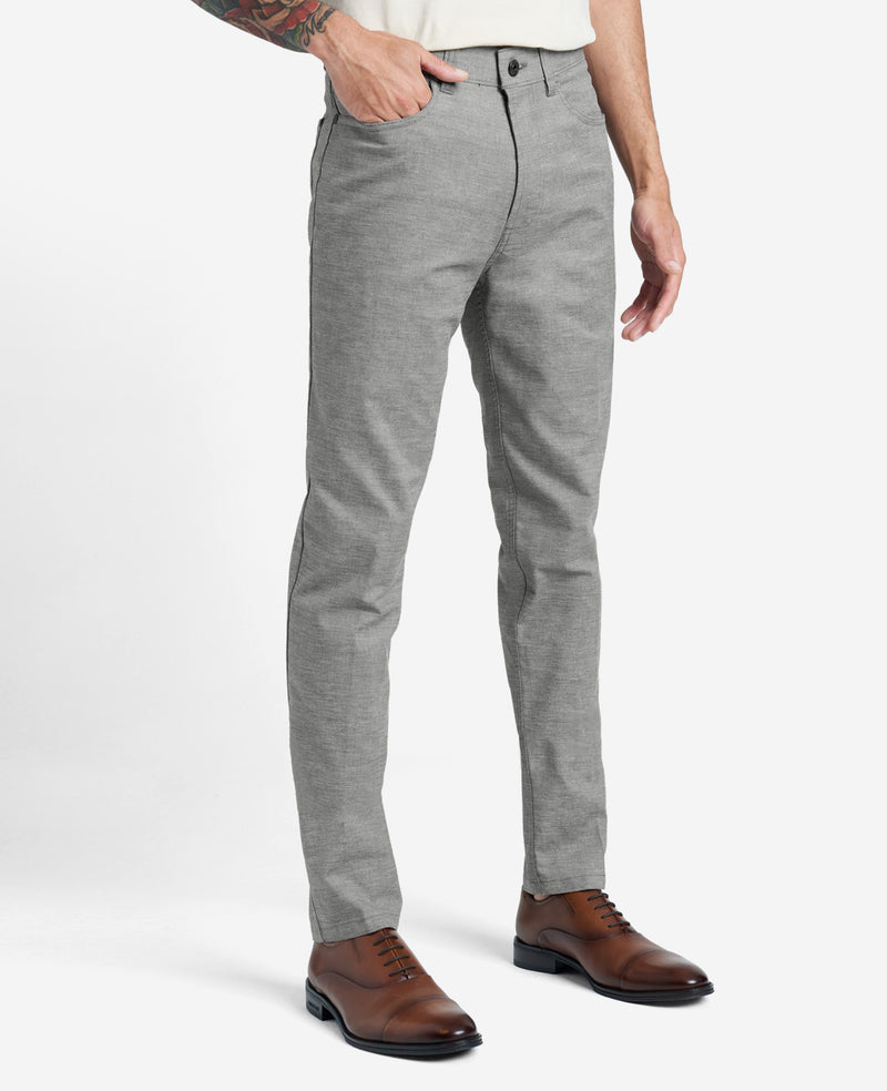 Men's Flex Stretch Slim Fit Cotton Everyday Chino Pants (31