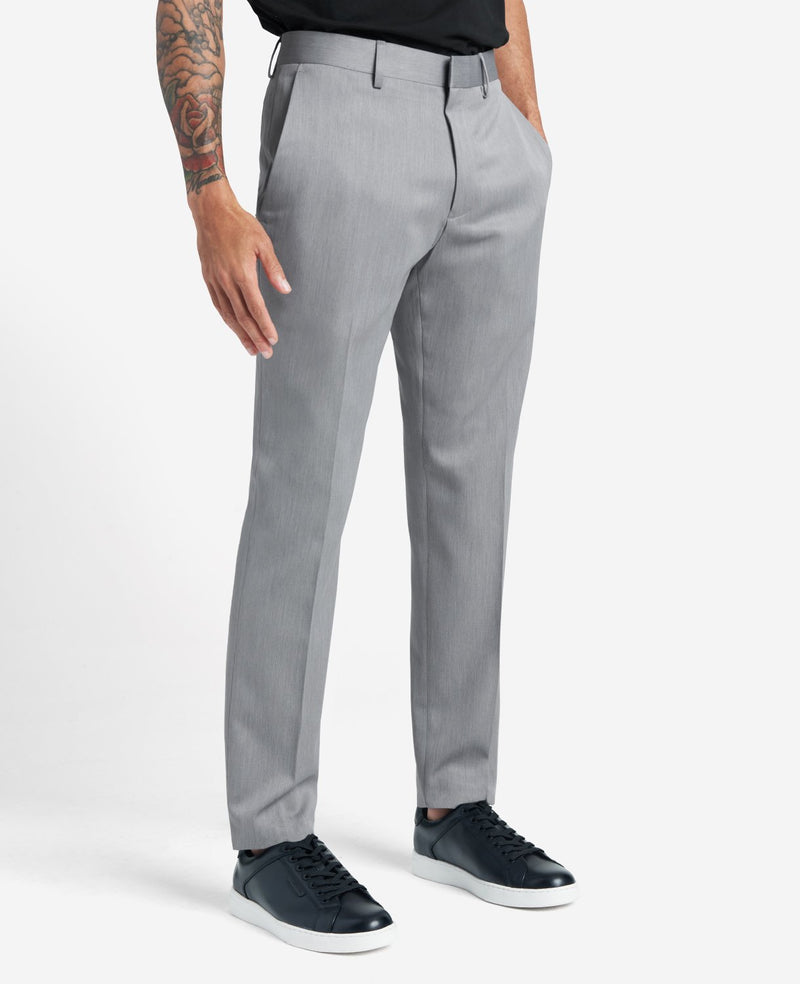 Shop Slim-Fit Stretch Dress Pant, Heather Grey | Kenneth Cole Shop Slim-Fit Stretch Dress Pant, Heather Grey | Kenneth Cole
