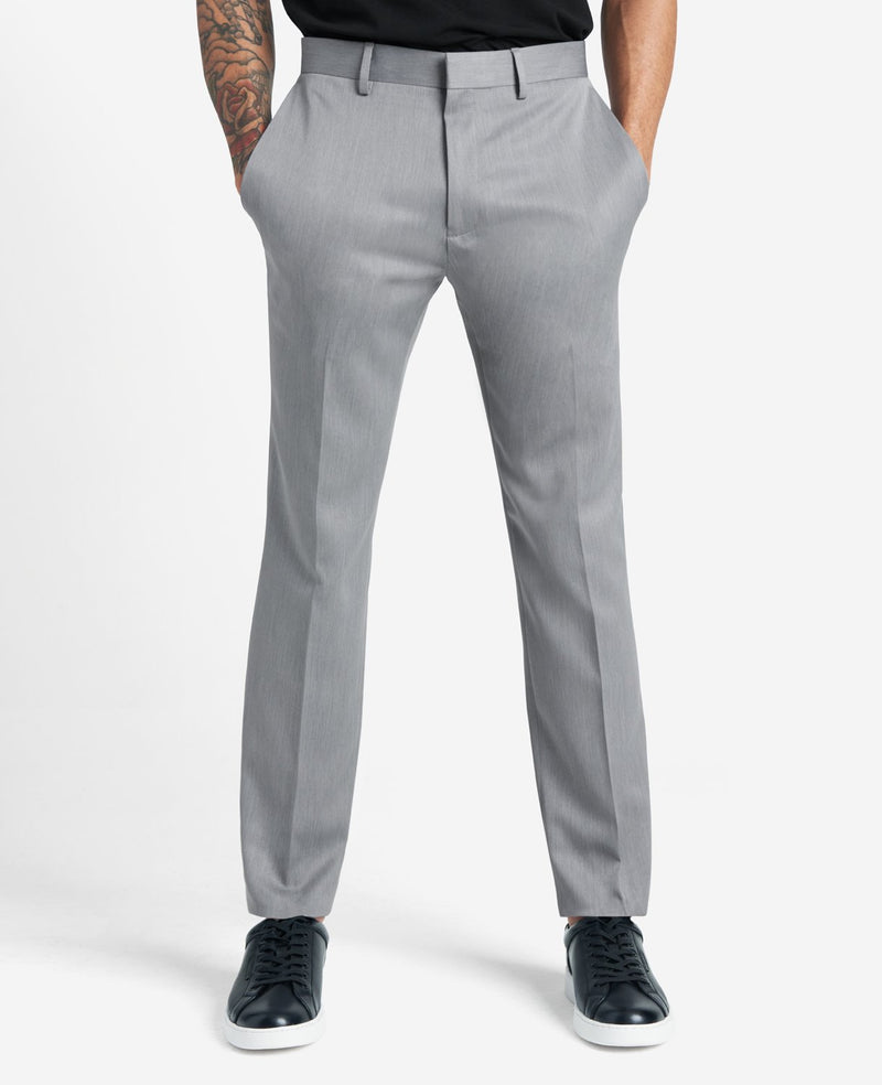 Shop Slim-Fit Stretch Dress Pant, Heather Grey | Kenneth Cole Shop Slim-Fit Stretch Dress Pant, Heather Grey | Kenneth Cole