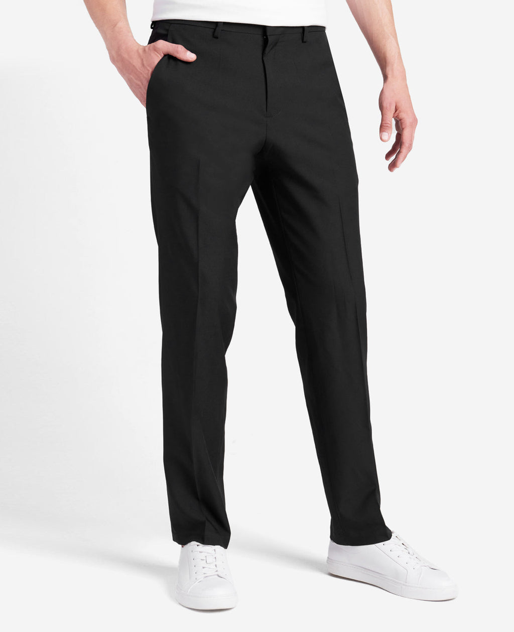 Kenneth Cole - Slim-Fit Stretch Twill Dress Pant MENS PANTS for Men 