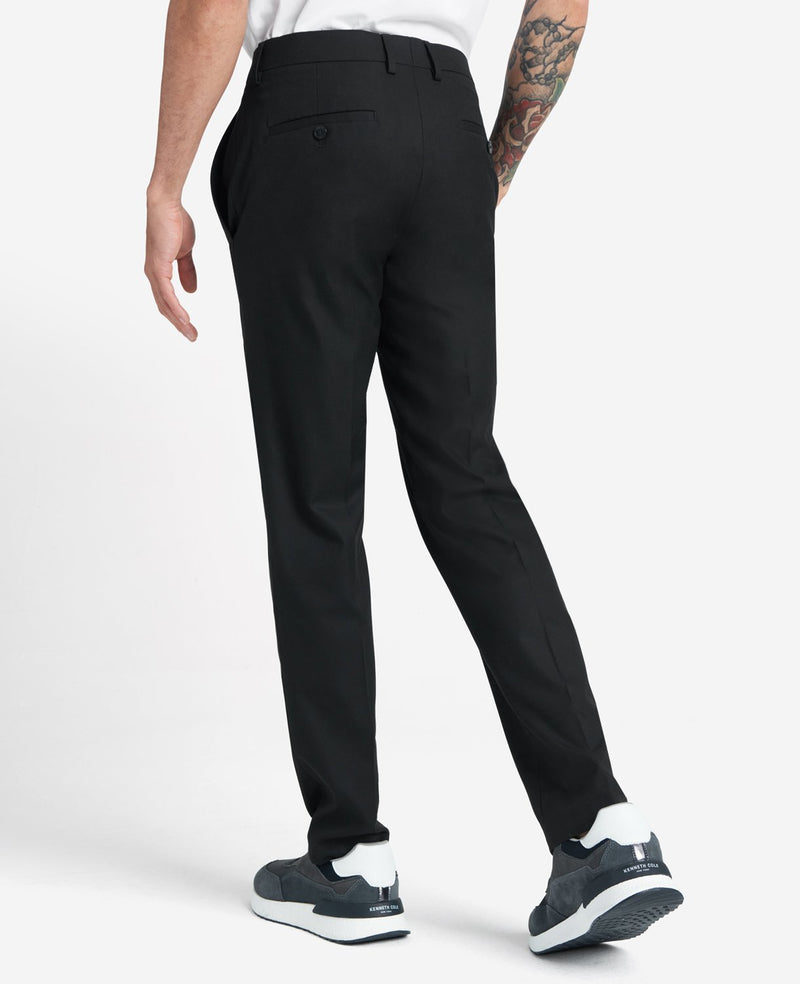 Kenneth Cole Reaction Mens Slim Fit Dress Pants 32 / 30 Black Solid Stretch, Men's Kenneth Cole Reaction Mens Slim Fit Dress Pants 32 / 30 Black Solid Stretch, Men's