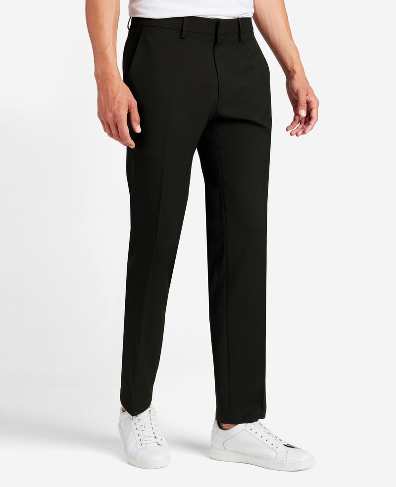 Kenneth Cole Reaction Men's Modern-Fit Micro-Check Dress Pants - Black Kenneth Cole Reaction Men's Modern-Fit Micro-Check Dress Pants - Black