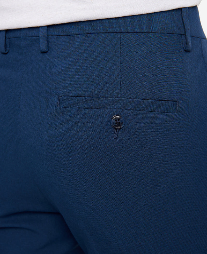 Kenneth Cole Reaction Men's Modern-Fit Micro-Check Dress Pants - Blue Kenneth Cole Reaction Men's Modern-Fit Micro-Check Dress Pants - Blue