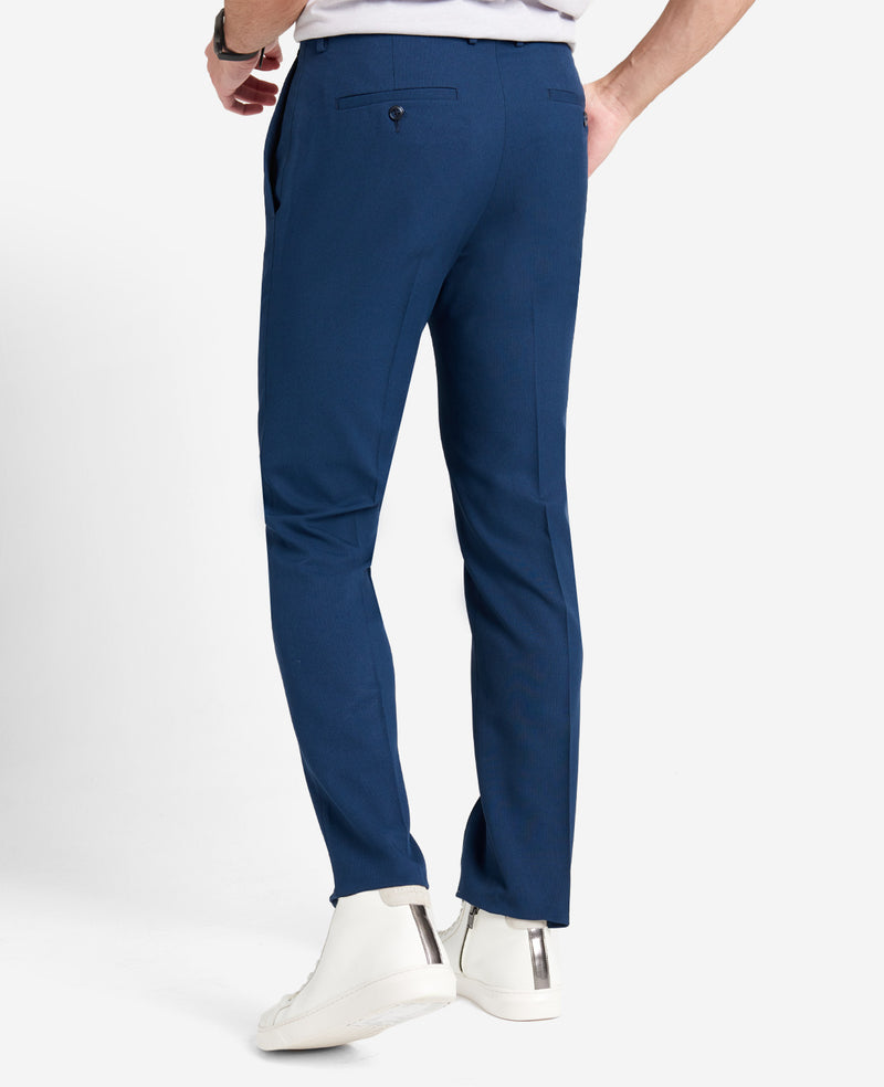 Kenneth Cole Reaction Men's Modern-Fit Micro-Check Dress Pants - Blue Kenneth Cole Reaction Men's Modern-Fit Micro-Check Dress Pants - Blue