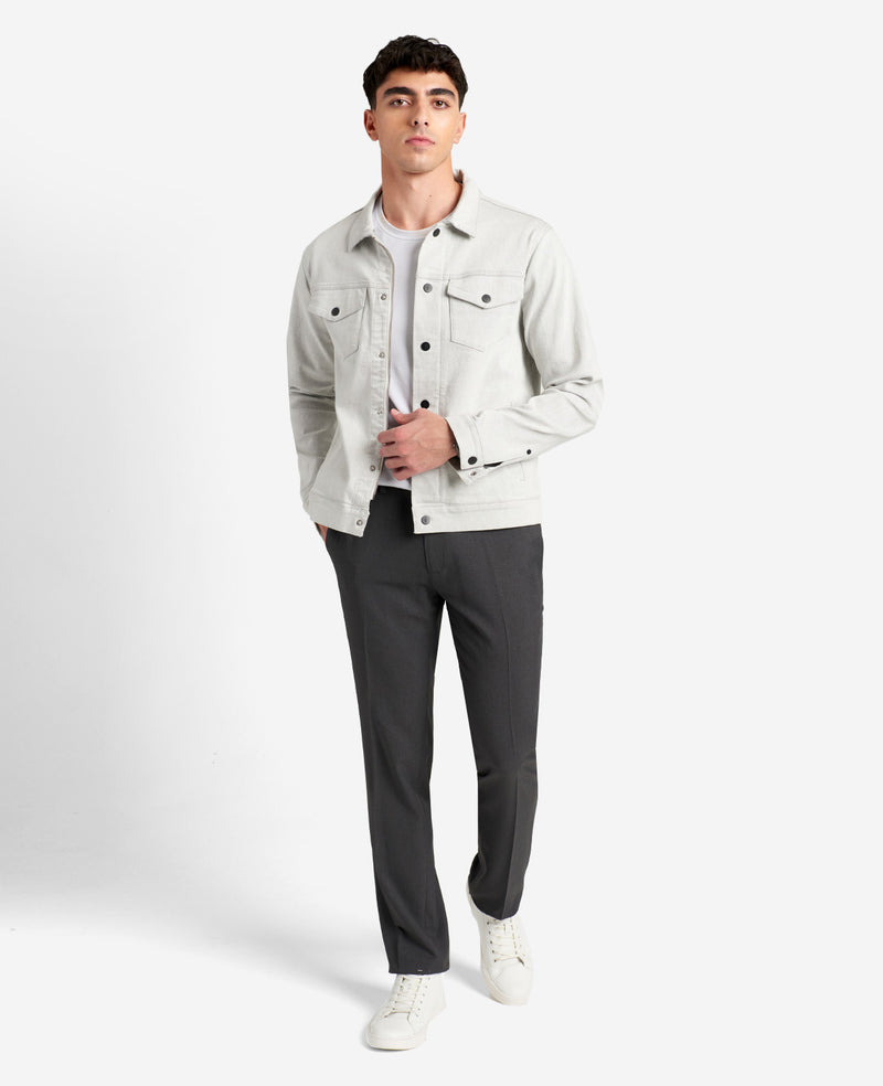 Kenneth Cole Reaction Men's Modern-Fit Micro-Check Dress Pants - Charcoal Kenneth Cole Reaction Men's Modern-Fit Micro-Check Dress Pants - Charcoal