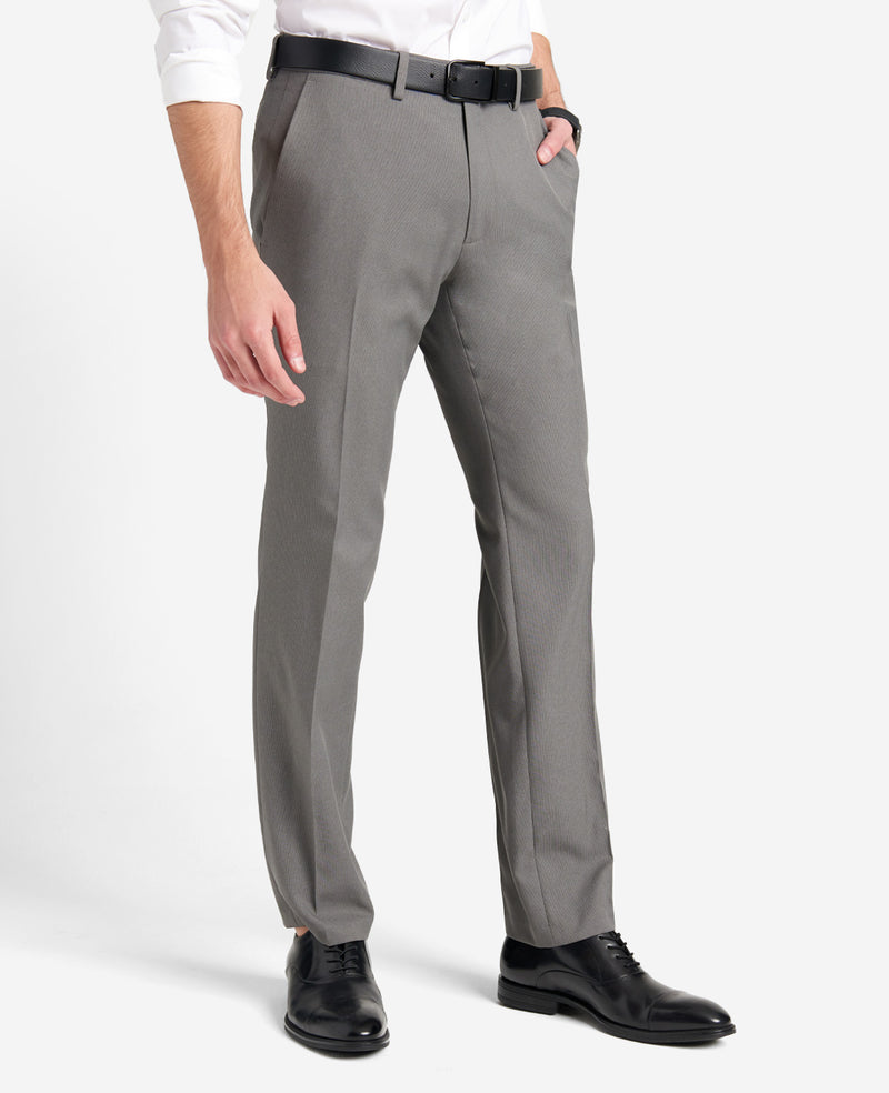 Kenneth Cole Reaction Men's Modern-Fit Micro-Check Dress Pants - Medium Grey Kenneth Cole Reaction Men's Modern-Fit Micro-Check Dress Pants - Medium Grey
