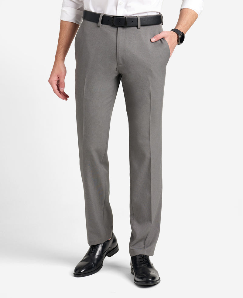 Kenneth Cole Reaction Men's Modern-Fit Micro-Check Dress Pants - Medium Grey Kenneth Cole Reaction Men's Modern-Fit Micro-Check Dress Pants - Medium Grey