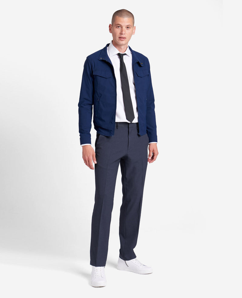 Shop Stretch Modern-Fit Dress Pant Navy | Kenneth Cole Shop Stretch Modern-Fit Dress Pant Navy | Kenneth Cole