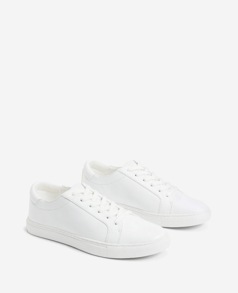 Kenneth Cole New York Women's Kam Leather Sneaker - White Kenneth Cole New York Women's Kam Leather Sneaker - White