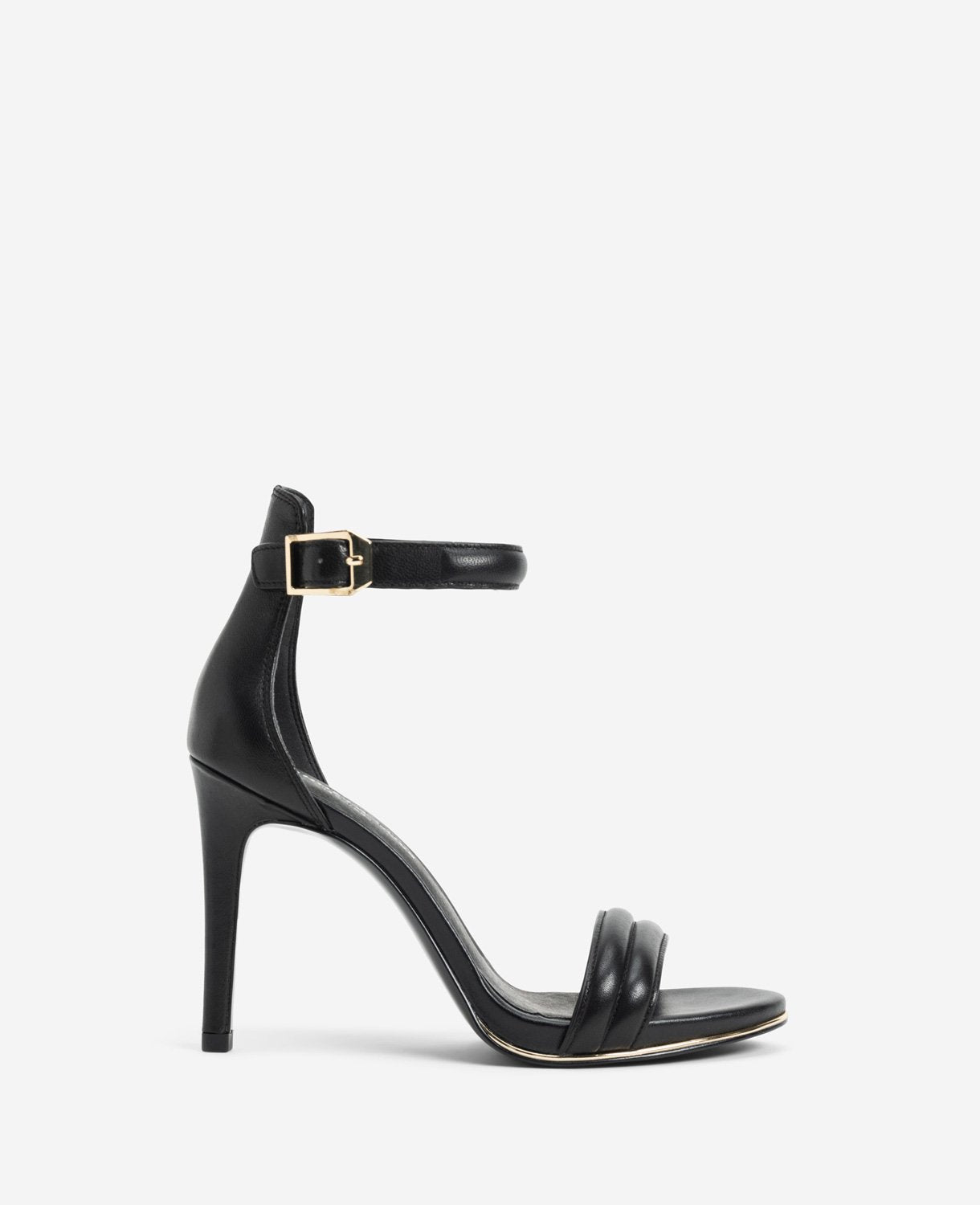 Brooke Black Heeled Sandal â Ankle Strap & Stiletto | KC