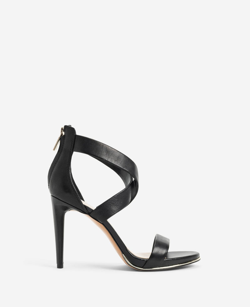 Shoetopia Womens/Girls Black Solid Slim Heels Sandals : Amazon.in: Fashion